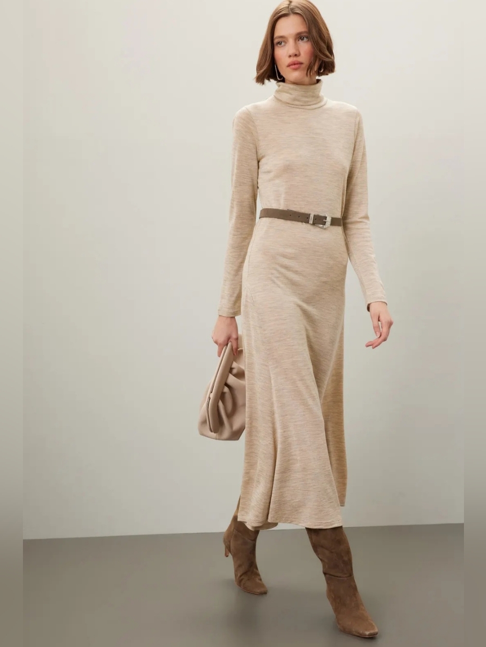POLO RALPH LAUREN LONG SLEEVE DAY DRESS SIZE M MSRP $298